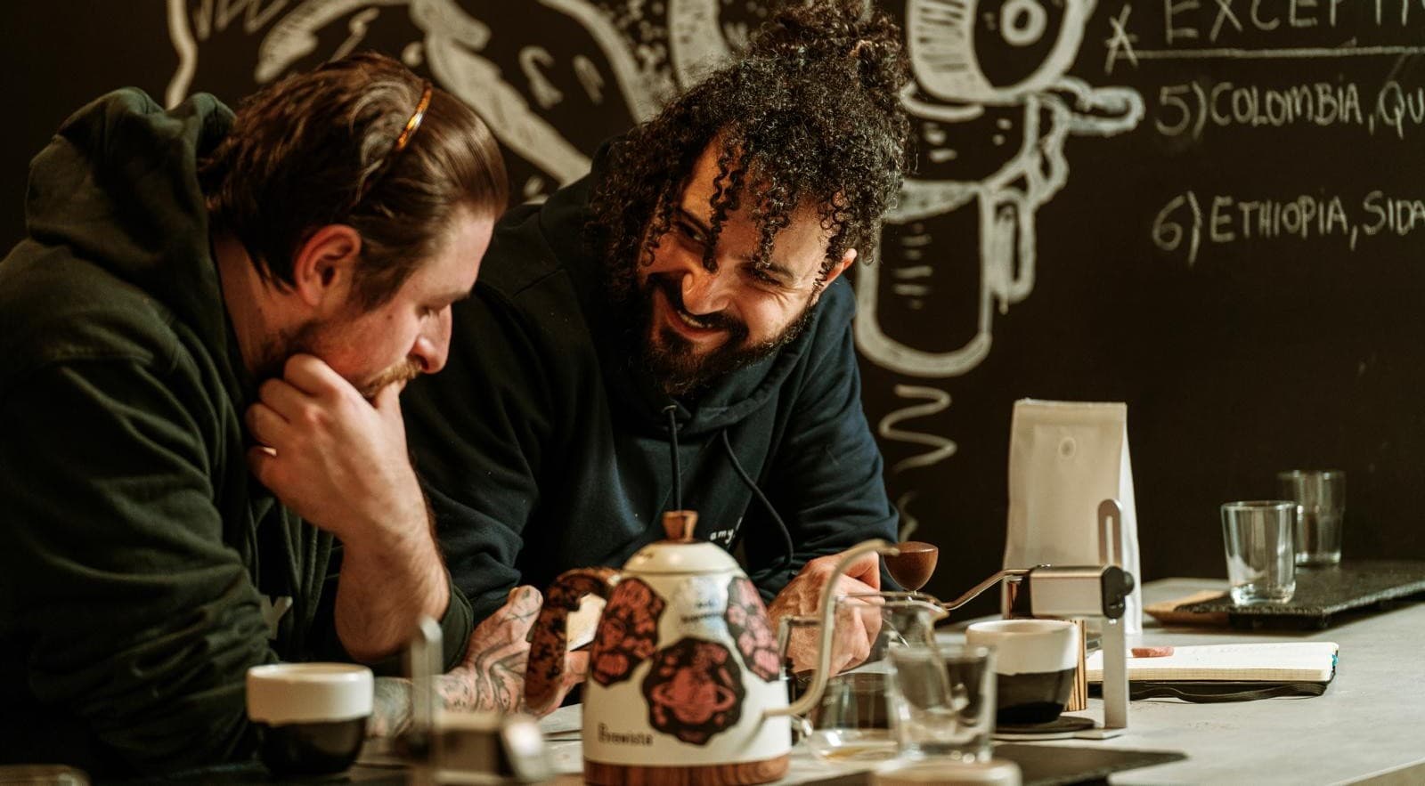 Freshly Roasted Coffee Beans